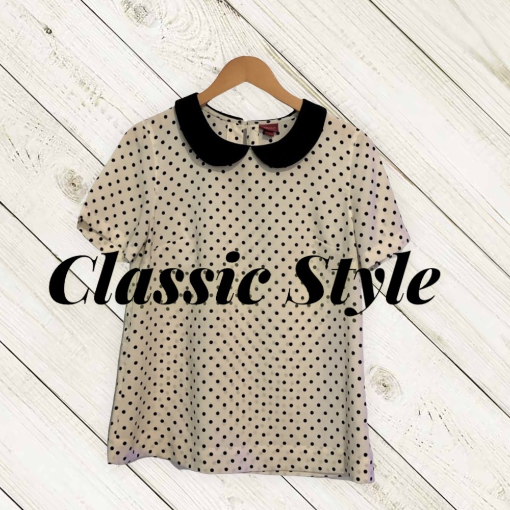 Target. Women’s polka dot blouse